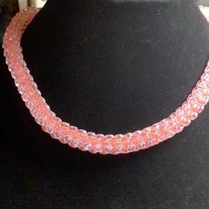 Vintage Dog bone Bead Necklace